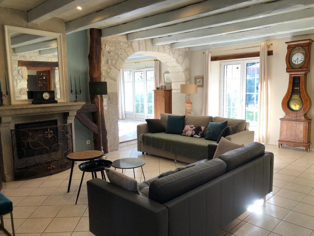 Gite De L'Ancheronne 12 Couchages Spa Lavans-sur-Valouse Eksteriør bilde