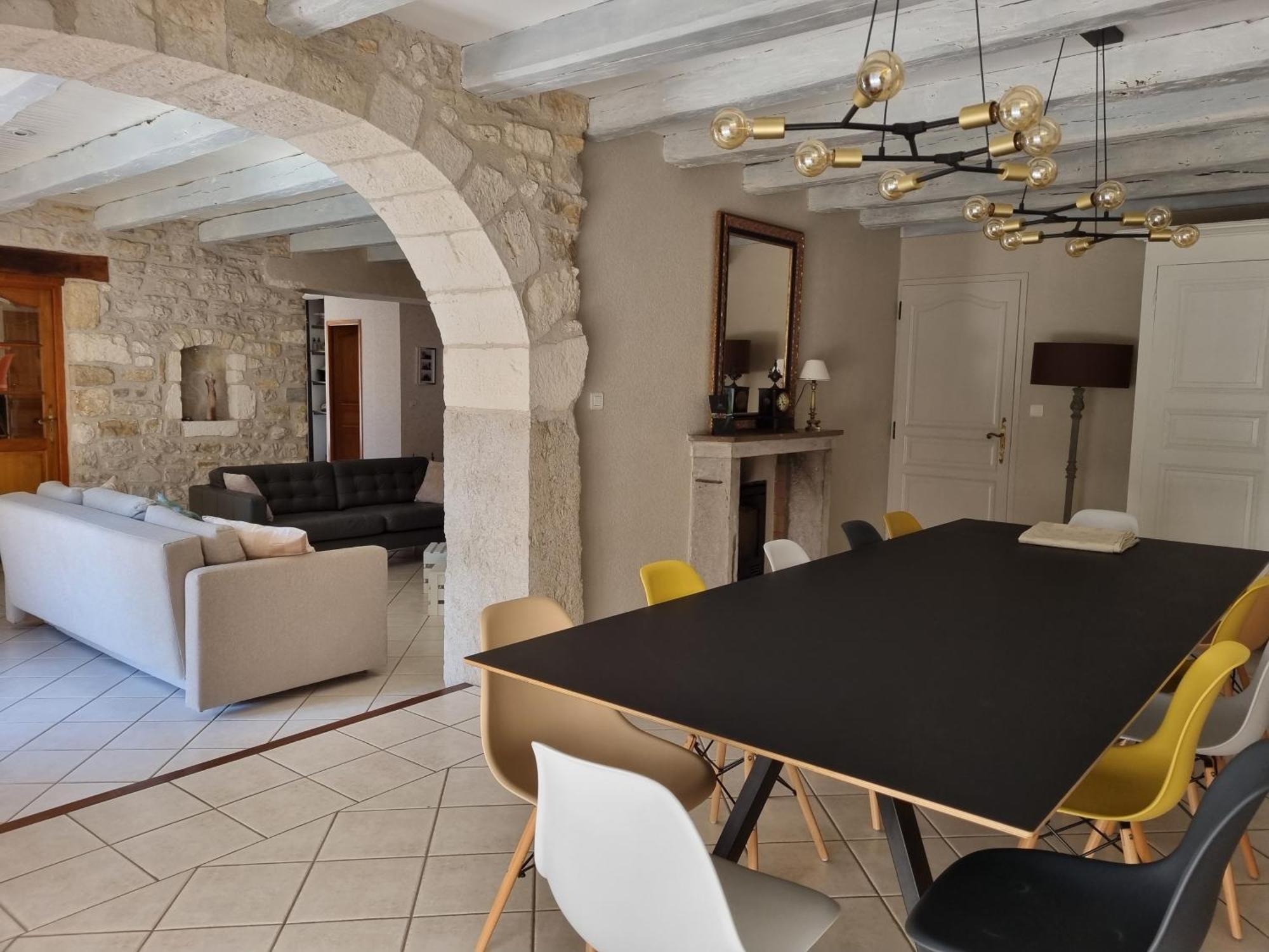 Gite De L'Ancheronne 12 Couchages Spa Lavans-sur-Valouse Eksteriør bilde
